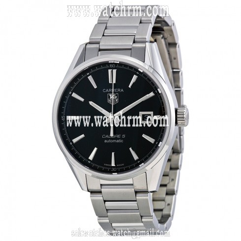 Tag Heuer Carrera Automatic Black Dial Stainless Steel Men's Watch WAR211ABA0782