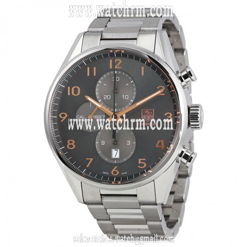 TAG Heuer Carrera Automatic Chronograph Anthracite Dial Men's Watch CAR2013.BA0799