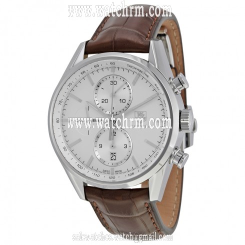 Tag Heuer Carrera Automatic Chronograph Silver Dial Men's Watch CAR2111.FC6291