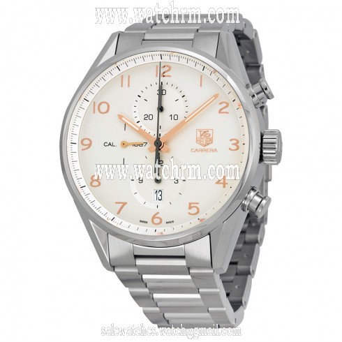 Tag Heuer Carrera Automatic Chronograph Silver Dial Stainless Steel Men's Watch CAR2012.BA0799