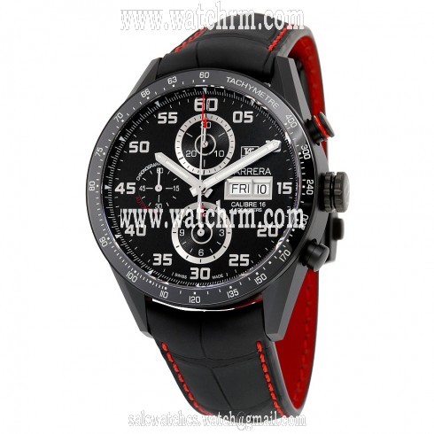 Tag Heuer Carrera Black Dial Chronograph Automatic Men's Watch CV2A81.FC6237