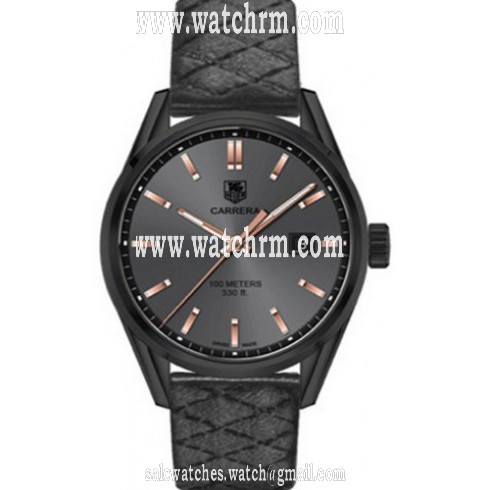 Tag Heuer Carrera Black Dial Ladies Quartz Watch WAR101A.FC6367