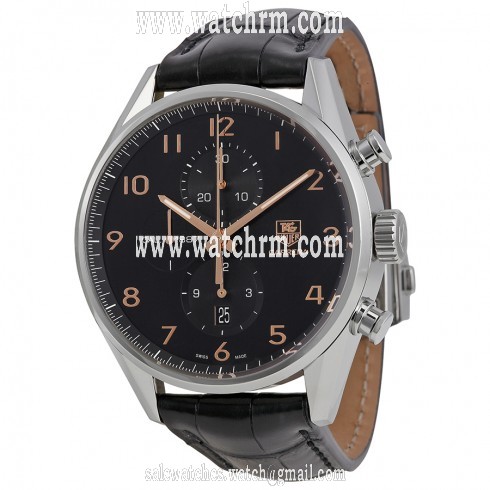 Tag Heuer Carrera Calibre 1887 Chronograph Automatic Black Dial Men's Watch CAR2014.FC6235