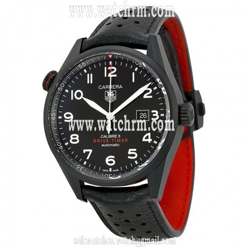 Tag Heuer Carrera Calibre 5 Black Dial Men's Watch WAR2A80FC6337