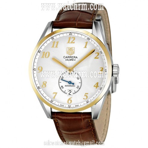 Tag Heuer Carrera Calibre Heritage Silver Dial Automatic Men's Watch WAS2150.FC6181