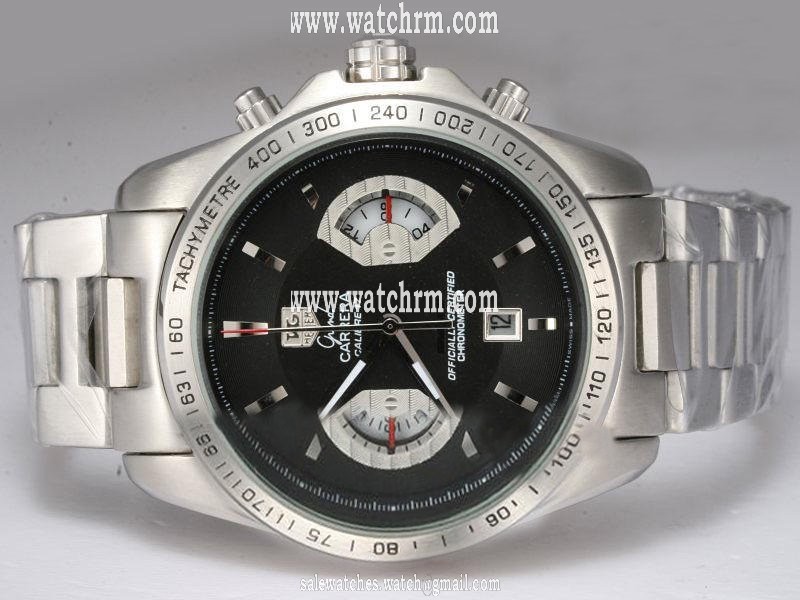 TAG Heuer Carrera CAV511A.BA0902 Black Dial Automatic Round Watch