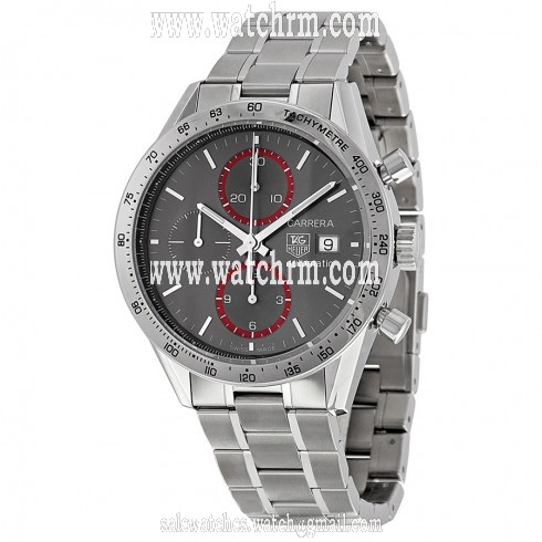 Tag Heuer Carrera Chronograph Slate Grey Dial Steel Men's Watch CV201AB.BA0794