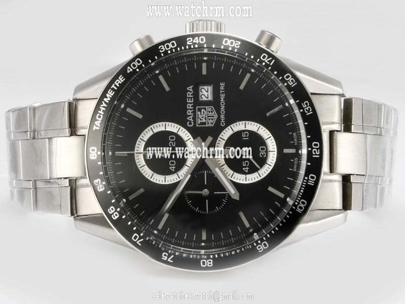 TAG Heuer Carrera CV2010.BA0786 41mm Black Dial Automatic Watch