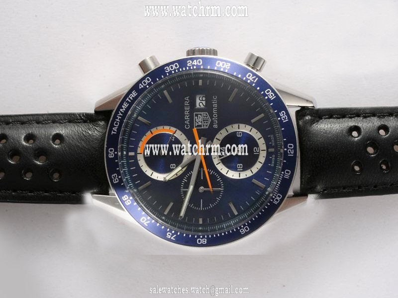 TAG Heuer Carrera CV2010.FC6205 Stainless Steel Case Blue Dial Round Watch