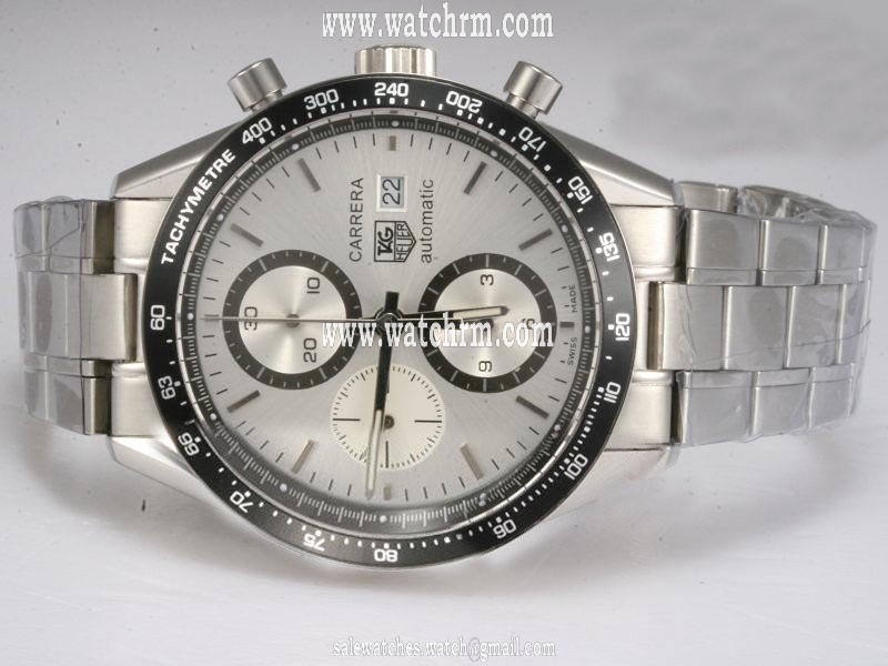 TAG Heuer Carrera CV2011.BA0786 41mm Automatic White Dial Watch
