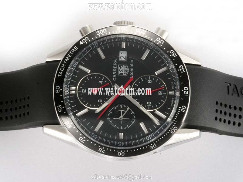 TAG Heuer Carrera CV2014.FT6007 Round Mens Quartz Chronograph Watch