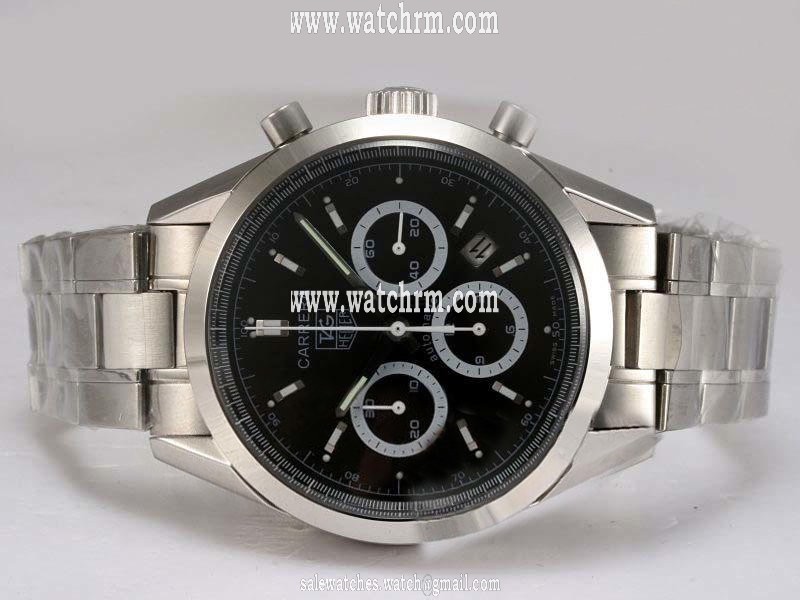 TAG Heuer Carrera CV2110.FC6180 Automatic 39mm Black Dial Watch