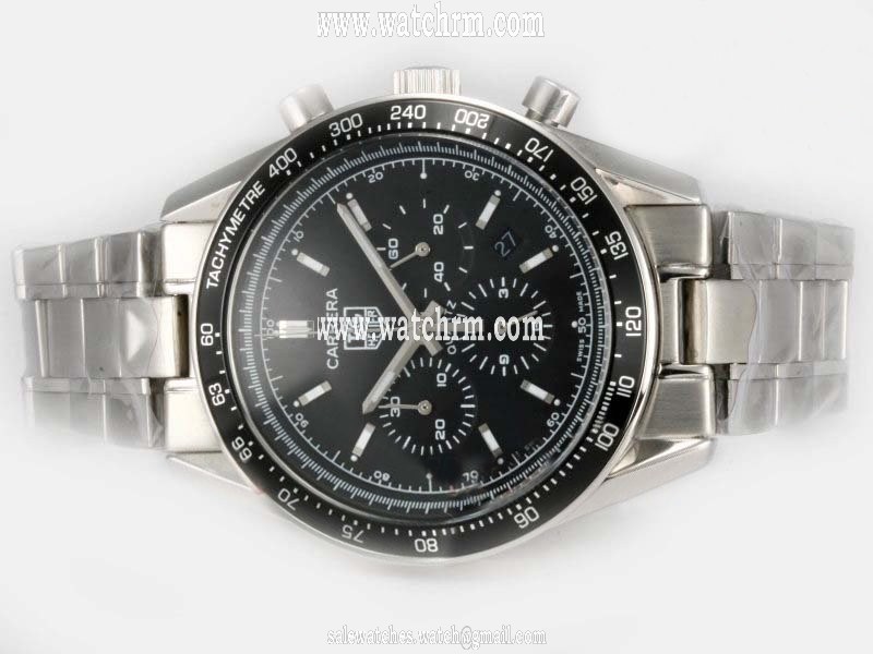 TAG Heuer Carrera CV2110.FC6180 Black Dial Automatic Round Watch