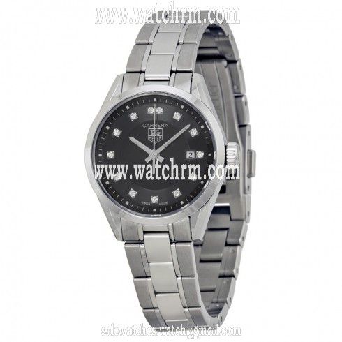 Tag Heuer Carrera Diamond Quartz Ladies Watch WV1410.BA0793