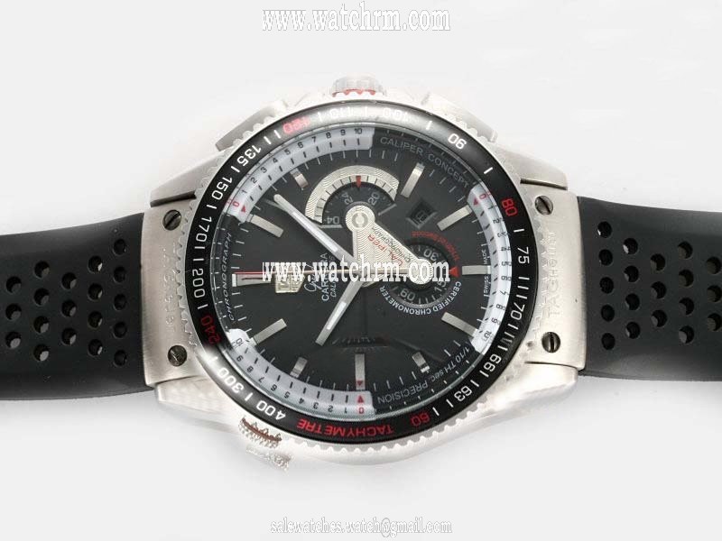 TAG Heuer Carrera Grand Carrera Calibre 36 RS2 Quartz Chronograph Black Dial Watch