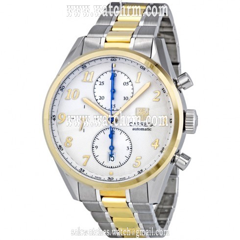 Tag Heuer Carrera Heritage Chronograph Silver Dial Automatic Men's Watch CAS2150.BD0731