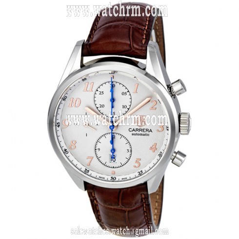 Tag Heuer Carrera Heritage Chronograph Silver Dial Men's Watch CAS2112.FC6291