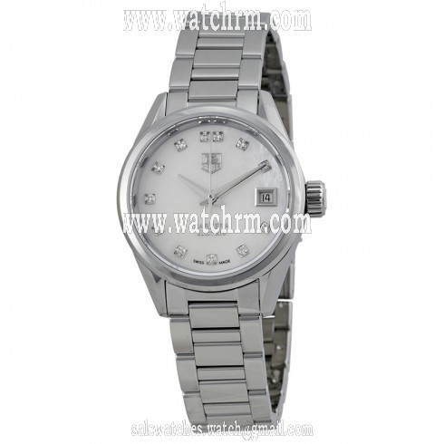 Tag Heuer Carrera Mother of Pearl Dial Stainless Steel Ladies Watch WAR2414BA0770