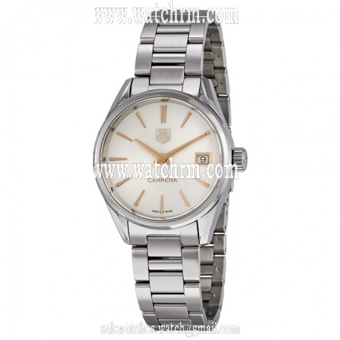 Tag Heuer Carrera Silver Dial Stainless Steel Ladies Watch WAR1312BA0778