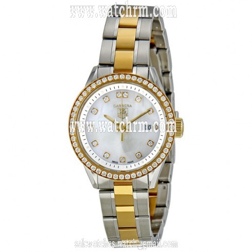 Tag Heuer Carrera Two Tone Diamond Ladies Watch WV1451B.D0797