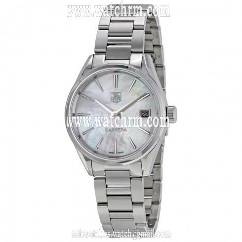Tag Heuer Carrera White Mother of Pearl Dial Ladies Quartz Watch WAR1311.BA0778