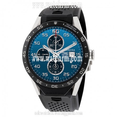 Tag Heuer Connected Titanium Vulcanized Rubber Men's Watch SAR8A80.FT6045