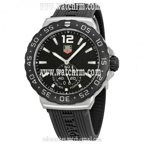Tag Heuer F1 Black Dial Stainless Steel Men's Watch WAU1110FT6024