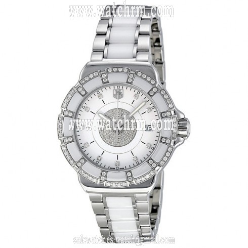 Tag Heuer F1 Steel and Ceramic Ladies Watch WAH121D.BA0861