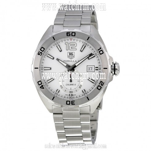 Tag Heuer Formula 1 Automatic White Dial Stainless Steel Watch WAZ2111BA0875