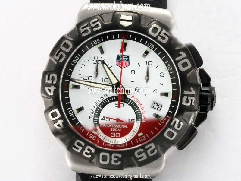 TAG Heuer Formula 1 CAC1112.BA0850 40mm Black Rubber Strap Mens Watch