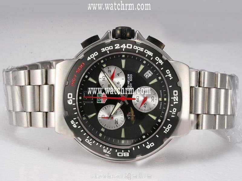 TAG Heuer Formula 1 CAC111B.BA0850 Stainless Steel Case 40mm Black Dial Watch