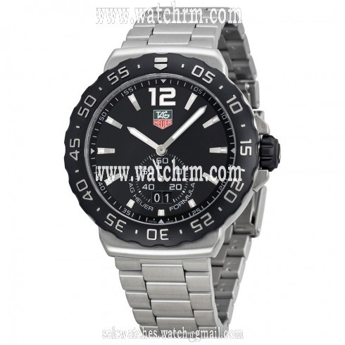 Tag Heuer Formula 1 Grande Date Black Dial Stainless Steel Men's Watch WAU1110.BA0858
