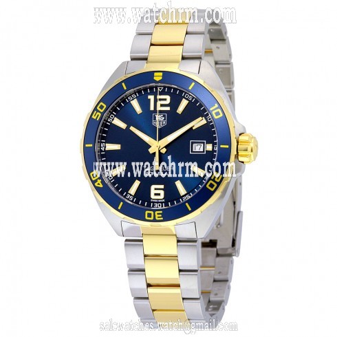 Tag Heuer Formula 1 Navy Blue Dial Two- Tone Stainless Steel Men's Watch WAZ1120.BB0879