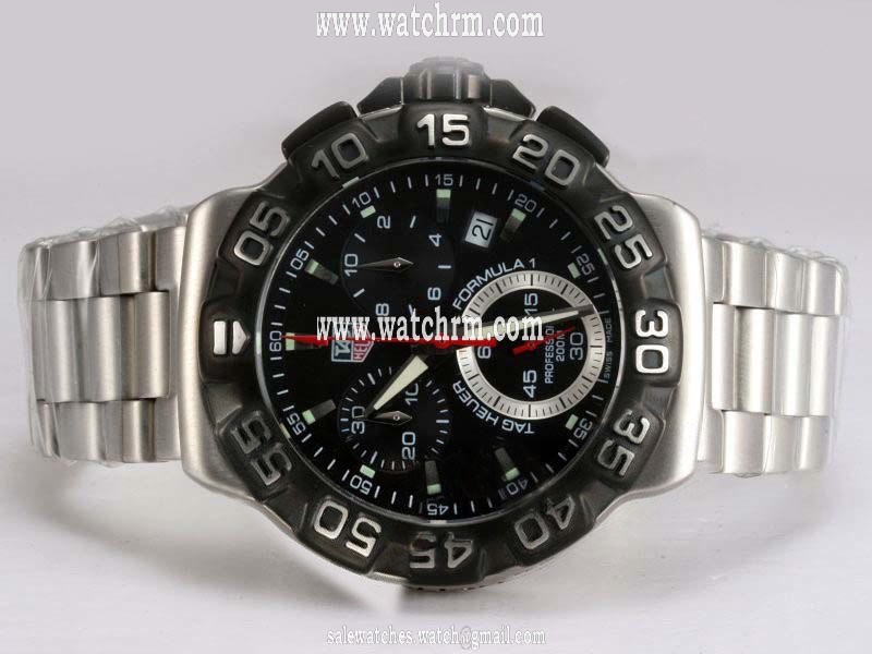 TAG Heuer Formula 1 RRv8776 Black Dial Quartz Chronograph 43mm Watch