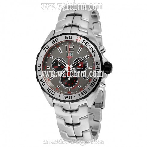 Tag Heuer Formula 1 Senna Edition Grey Dial Stainless Steel Men's Watch CAZ1012.BA0883