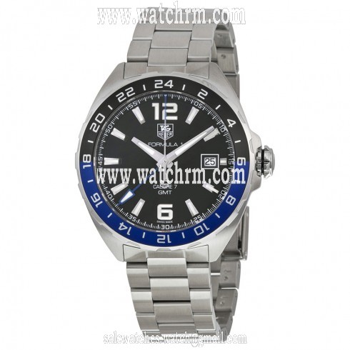 Tag Heuer Formula One Automatic Black Dial Stainless Steel Men's Watch WAZ211ABA0875