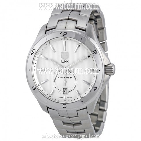 Tag Heuer Link Calibre 6 Automatic Bracelet Men's Watch WAT2111BA0950