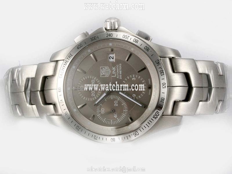 TAG Heuer Link CJF2115.BA0594 Silver Stainless Steel Strap 42mm Mens Watch
