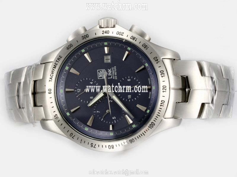 TAG Heuer Link CJF2115.BA0594 Stainless Steel Bezel Mens Silver Stainless Steel Strap Watch