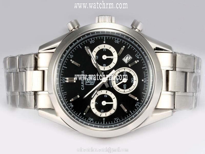 TAG Heuer Link CT511A.BA0564 Black Dial Quartz Chronograph 42mm Watch