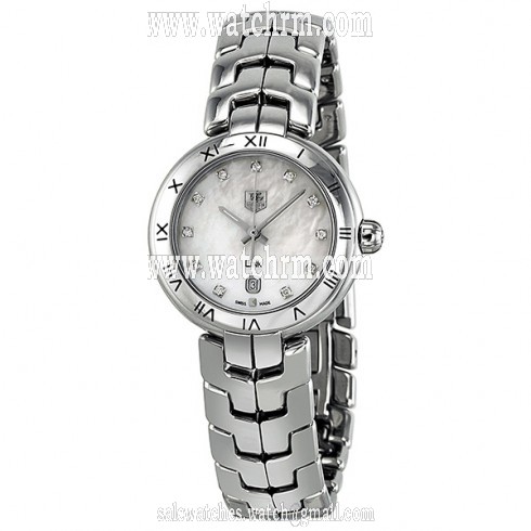 Tag Heuer Link Diamond Mother of Pearl Dial Stainless Steel Ladies Watch WAT1417.BA0954
