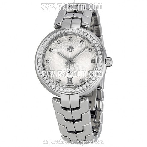 Tag Heuer Link Diamond Silver Dial Stainless Steel Ladies Watch WAT1316BA0956