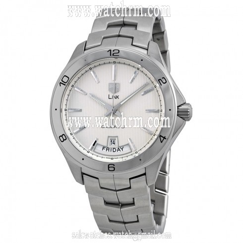 Tag Heuer Link Silver Dial Stainless Steel Automatic Men's Watch WAT2011.BA0951