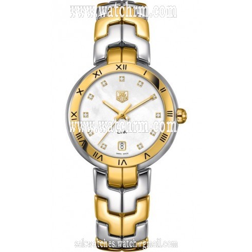 Tag Heuer Link White Mother of Pearl Dial Ladies Watch WAT1353.BB0962
