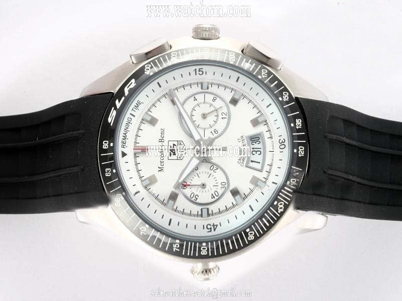 TAG Heuer Mercedes Benz SLR CAG2110.FC6209 Automatic 43mm White Dial Watch