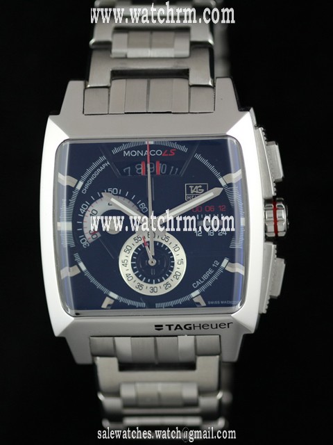 TAG Heuer Monaco CAL2110.FC6257 Stainless Steel Case Square Blue Dial Watch