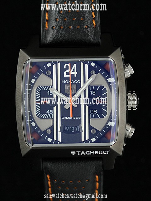TAG Heuer Monaco CAL5112.FC6298 Blue Dial 40.5mm Quartz Chronograph Watch
