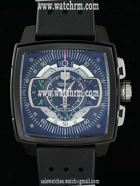 TAG Heuer Monaco CAW2100 Blue Dial Quartz Chronograph 43mm Watch