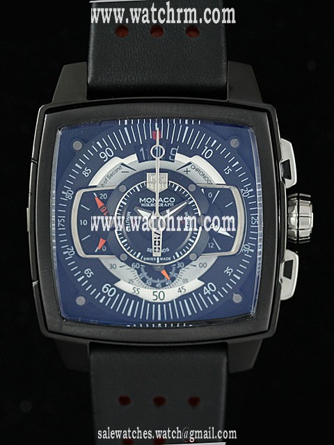 TAG Heuer Monaco CAW2100 Stainless Steel Case 43mm Blue Dial Watch
