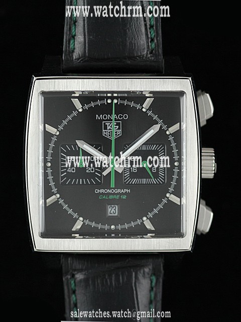 TAG Heuer Monaco CAW2111 Quartz Chronograph Square Mens Watch